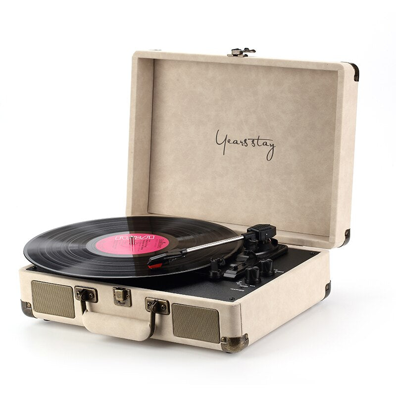 Tourne disque vinyle vintage