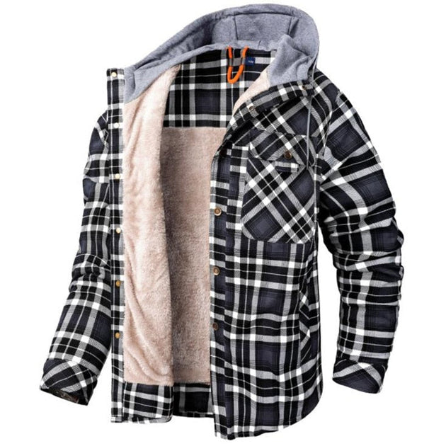 Veste a cheap carreaux homme vintage