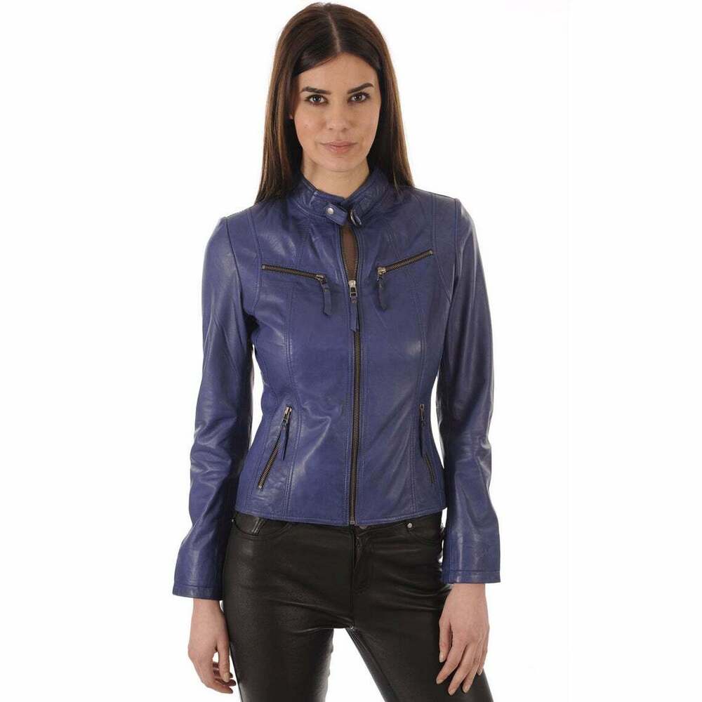 Veste Cuir Femme Vintage