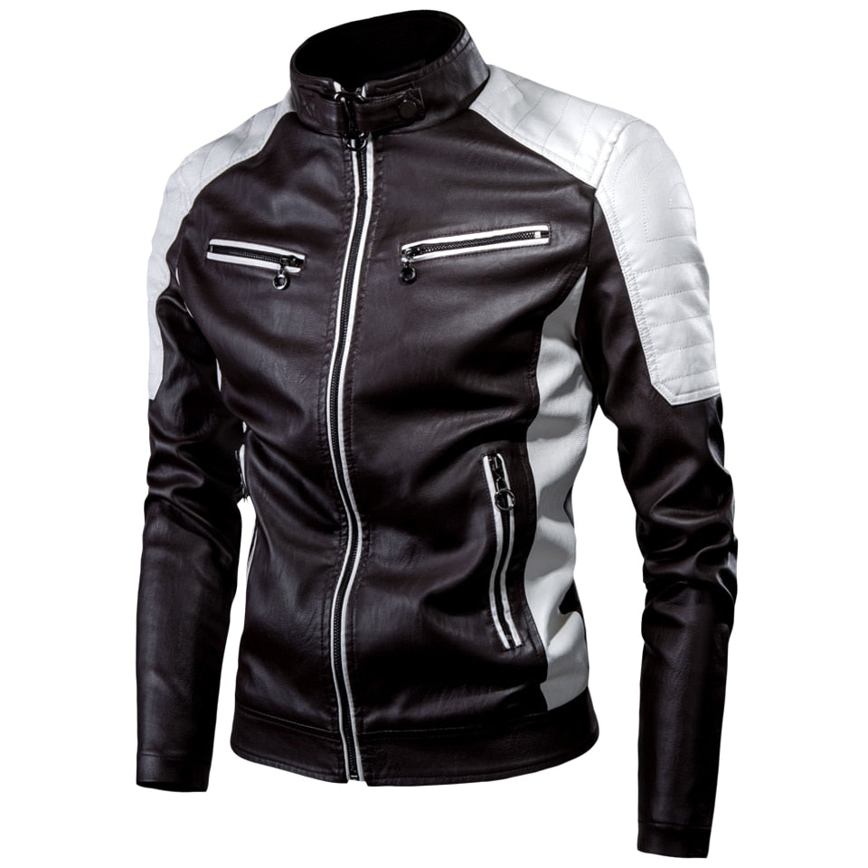 Veste cuir homme vintage