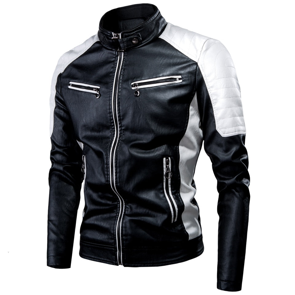 Veste cuir homme vintage