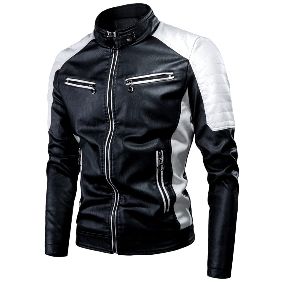 Veste cuir homme vintage