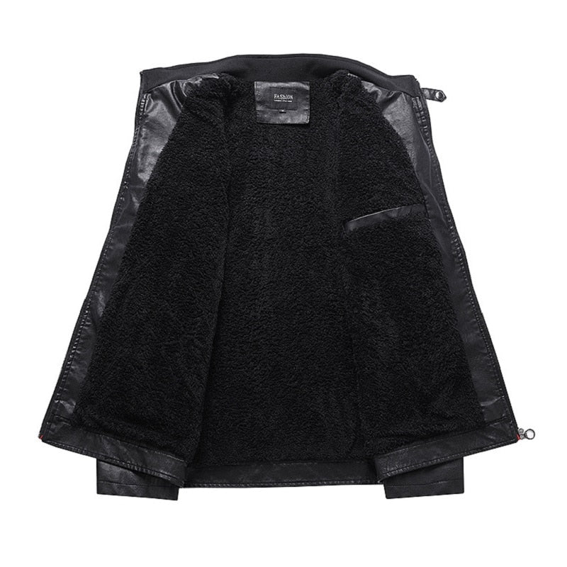 Veste Cuir Moto Homme Vintage