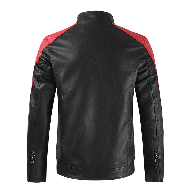 Veste Cuir Moto Homme Vintage