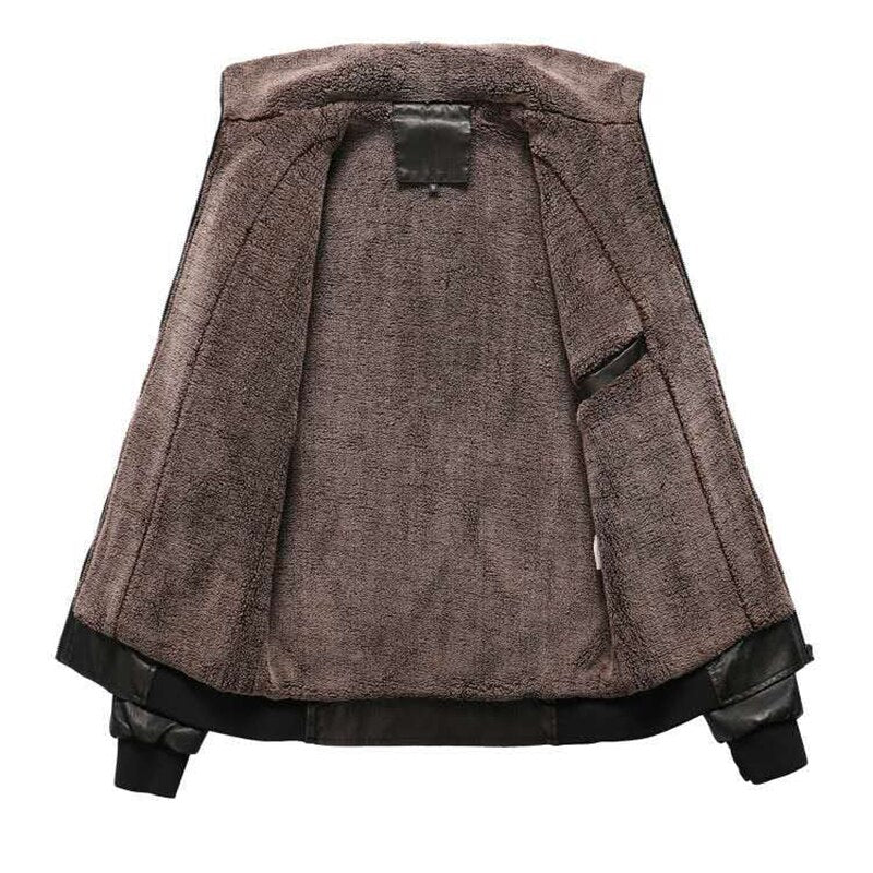 Veste En Cuir Homme Motorcycle Vintage