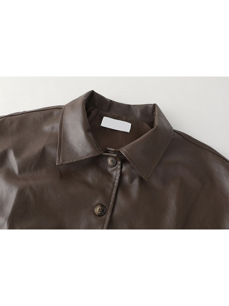 Veste Femme Cuir Vintage