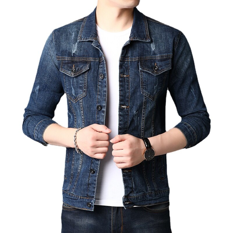 Veste Jean Noir Vintage