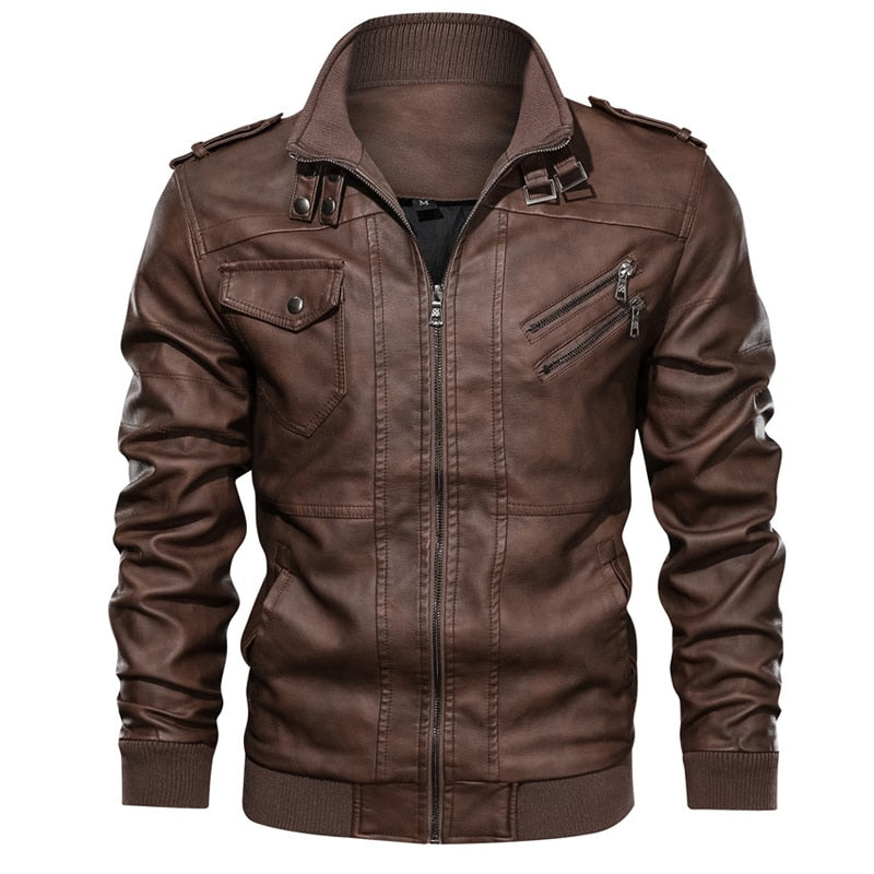 Veste Moto Hiver Homme Vintage