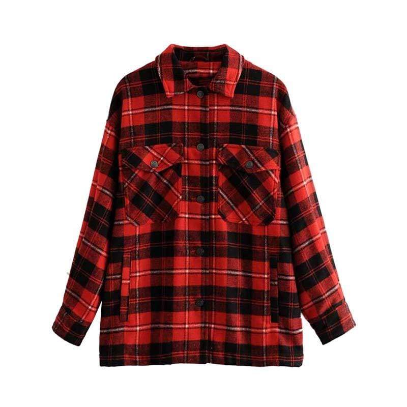 Veste Vintage A Carreaux
