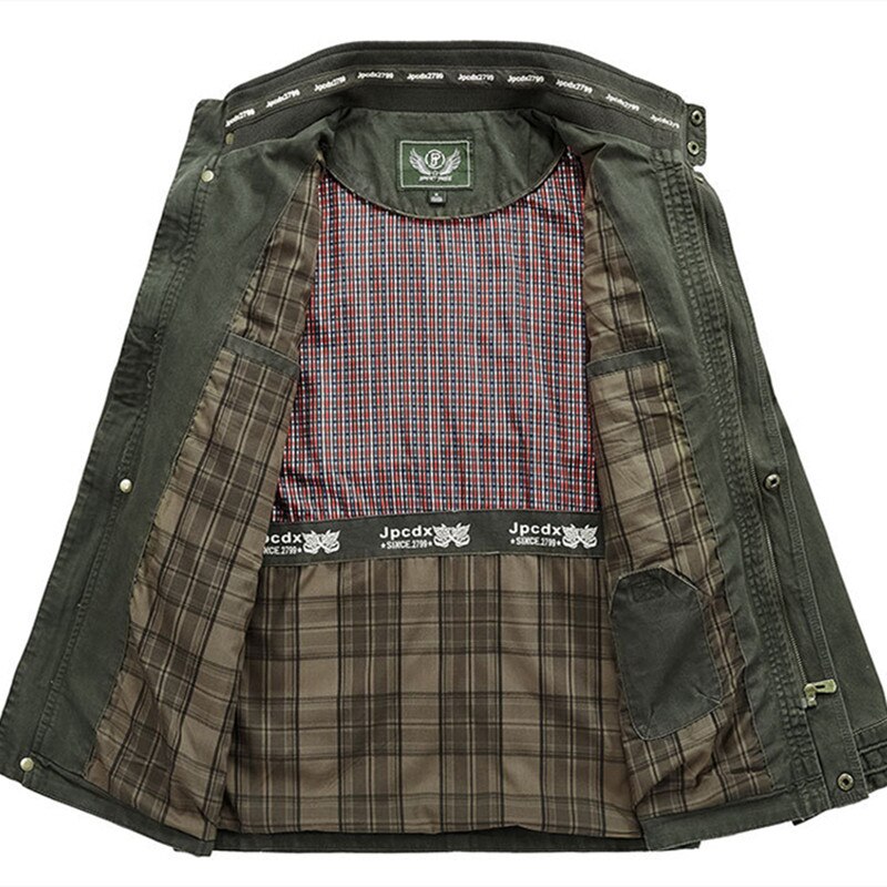 Veste Vintage Homme Style Militaire