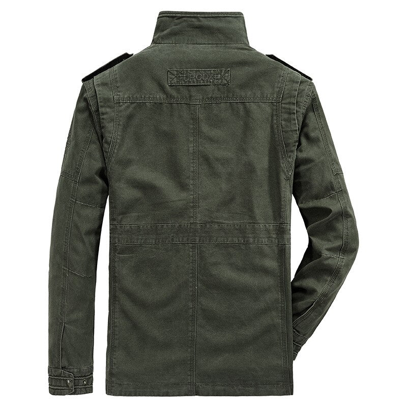 Veste Vintage Homme Style Militaire