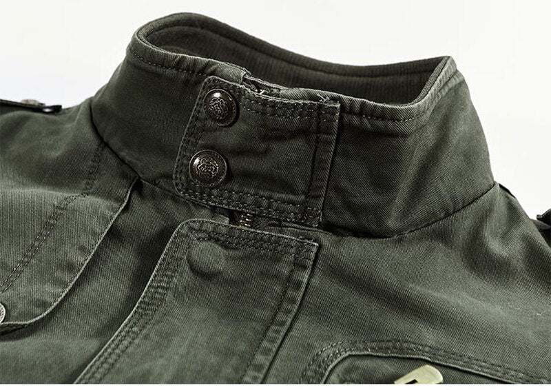 Veste Vintage Homme Style Militaire