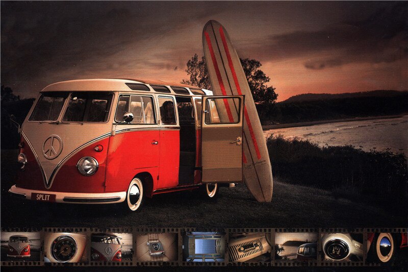 Vintage Poster Van