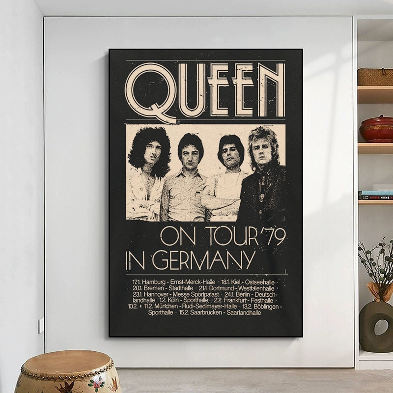Vintage Queen Concert Poster