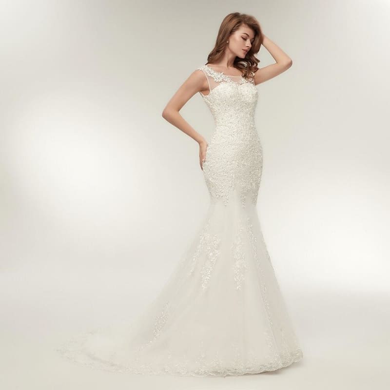 Vintage Rétro Robe De Mariée