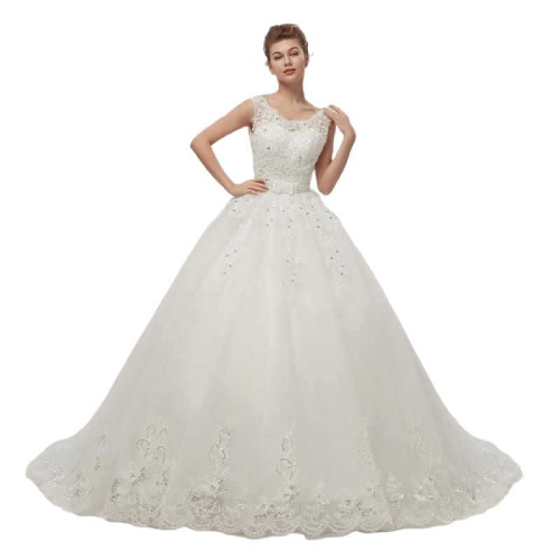 Vintage Robe De Mariée Mi Longue