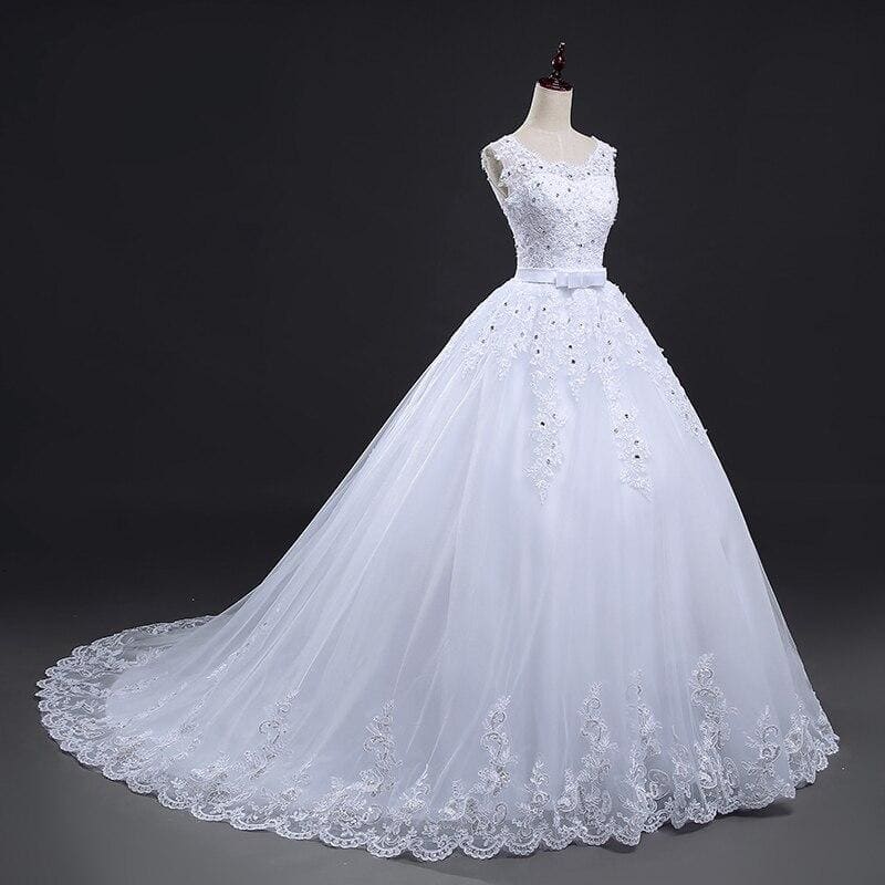 Vintage Robe De Mariée Mi Longue