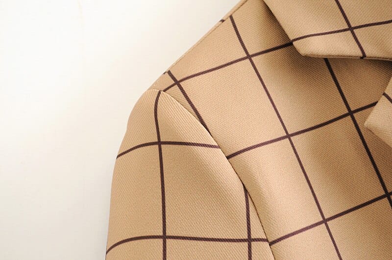 Style Vintage Patchwork Beige