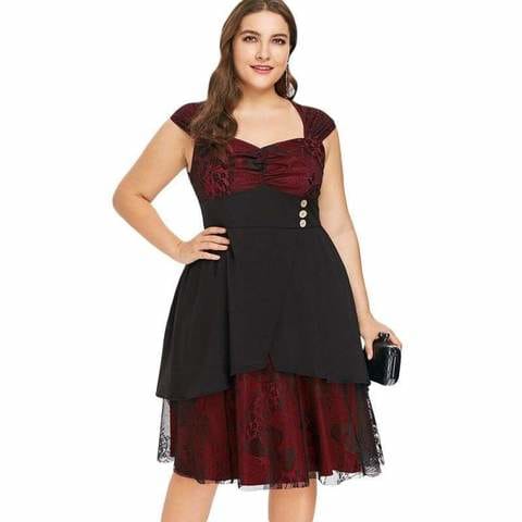 Belle Robe Vintage Grande Taille