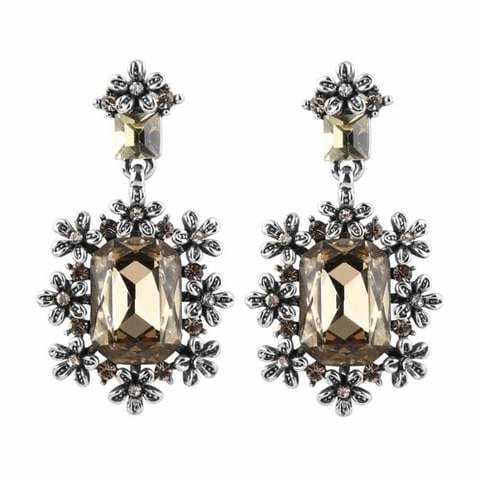 Boucle D’Oreille Vintage Noire