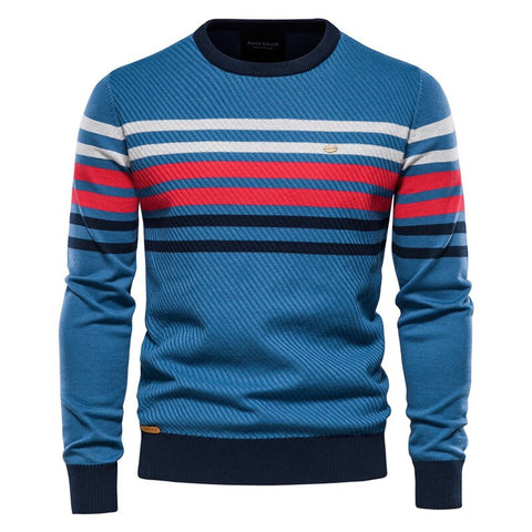 Pull Vintage Homme Col Rond