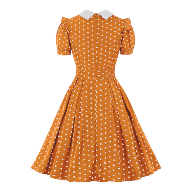 Robe Rétro Orange