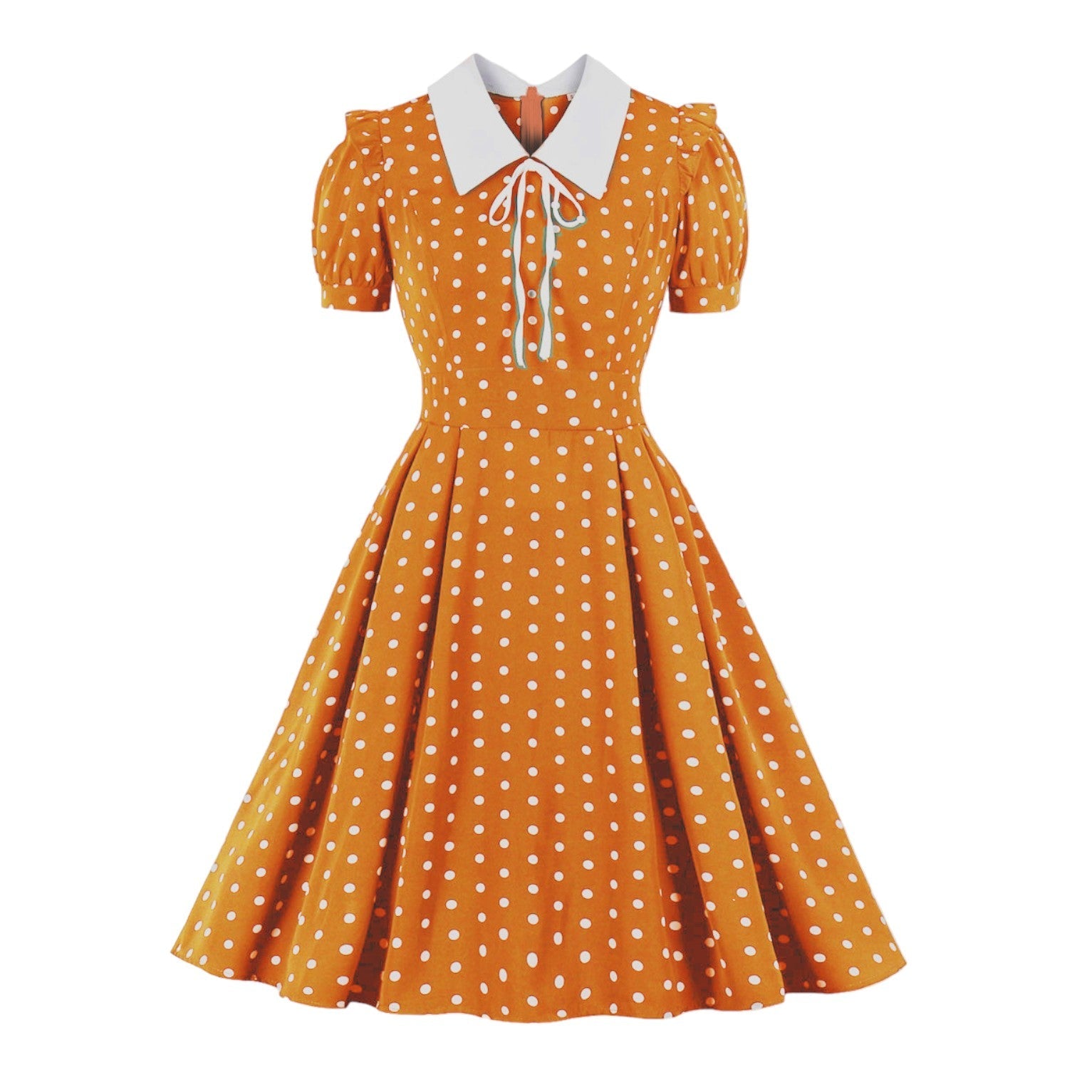 Robe Rétro Orange