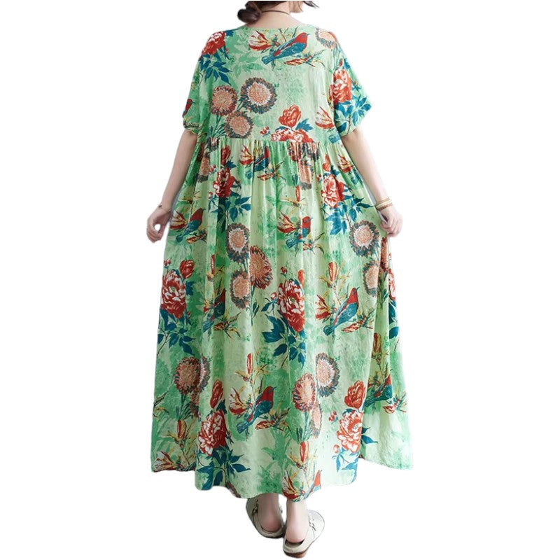 Robe Vintage Grande Taille Vintage Fleurs