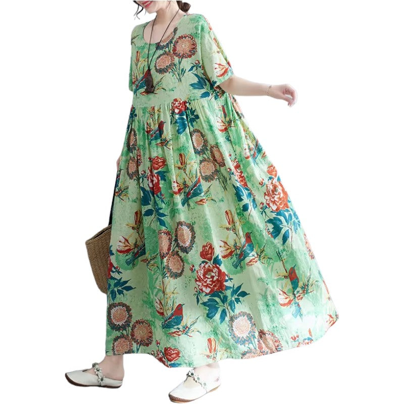 Robe Vintage Grande Taille Vintage Fleurs