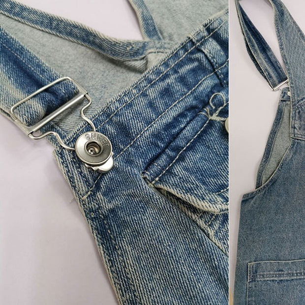 Salopettes En Jean Vintage