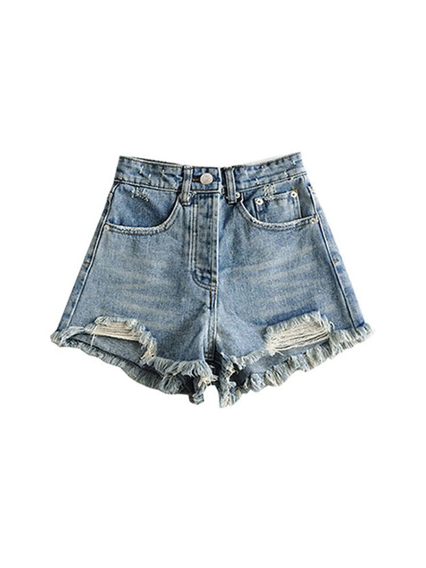 Short Jean Vintage Destroy