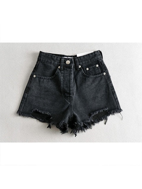 Short Jean Vintage Destroy