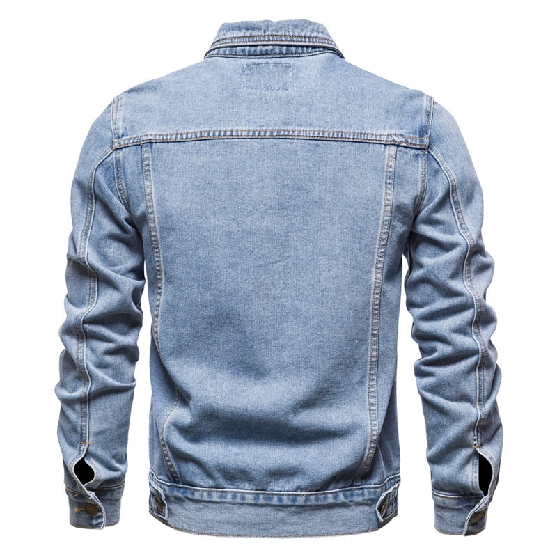 Freebily Veste Jeans Femme Manches 3/4 Boutonnée - Style Vintage Motard Décontracté M-5XL
