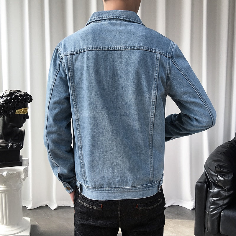 Veste En Jean Vintage Noir Rétro