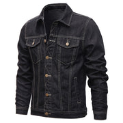 Veste En Jean Vintage Noir Rétro