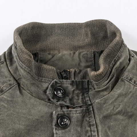 Veste Grise Vintage