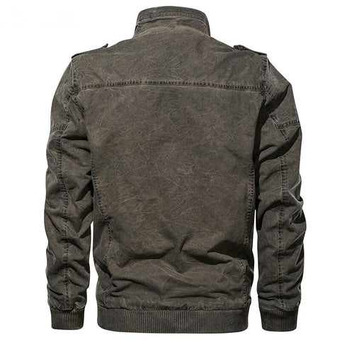 Veste Grise Vintage