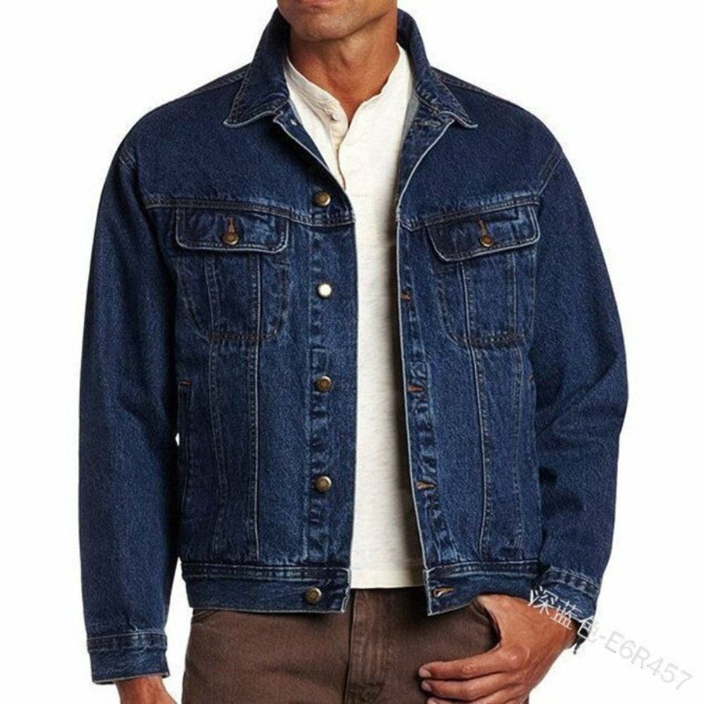 Vintage Veste Jean Pour Homme