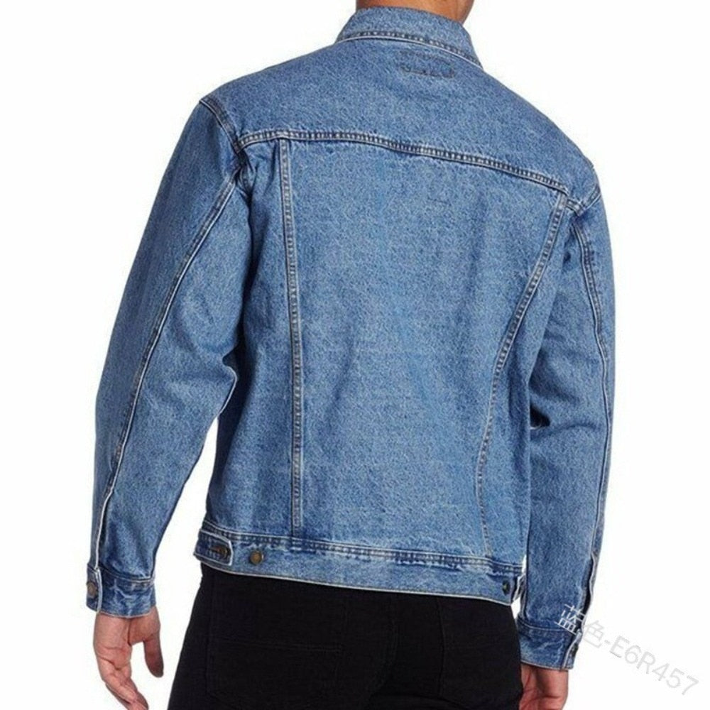 Vintage Veste Jean Pour Homme