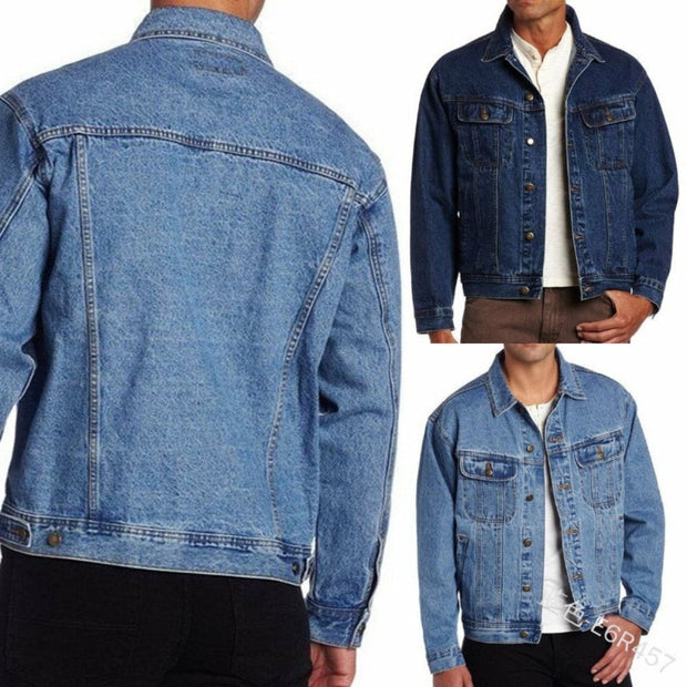 Vintage Veste Jean Pour Homme