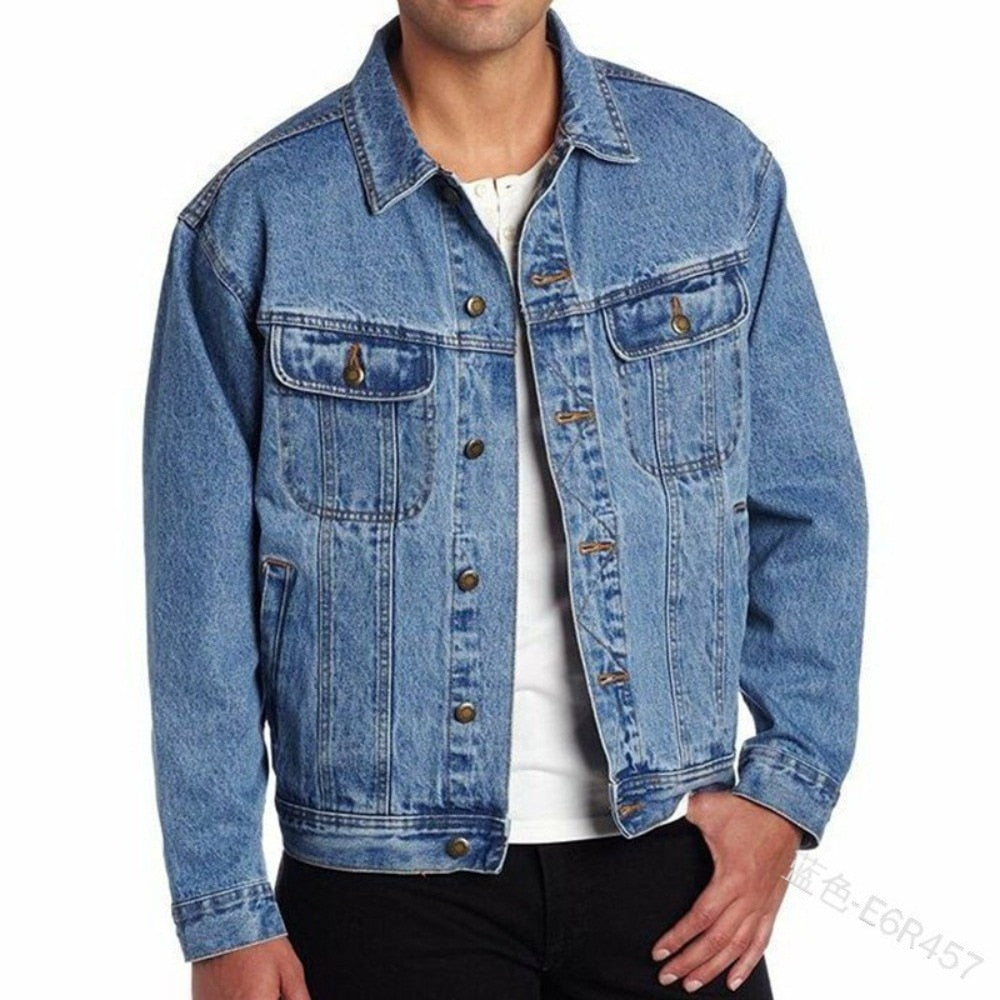 Vintage Veste Jean Pour Homme