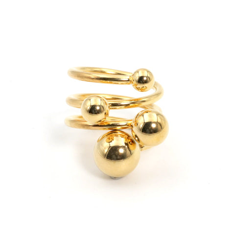 Bague vintage femme or