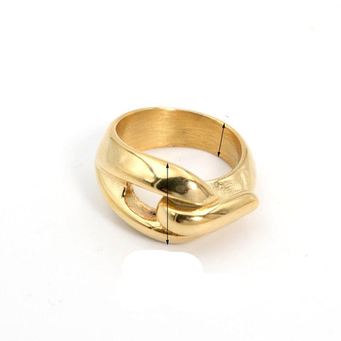 Bague vintage femme or