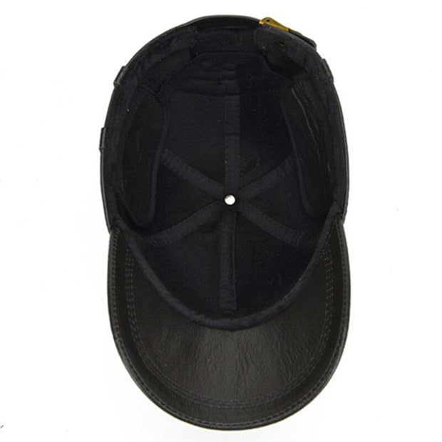 Casquette Vintage Cuir Homme