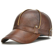 Casquette Vintage Cuir Homme