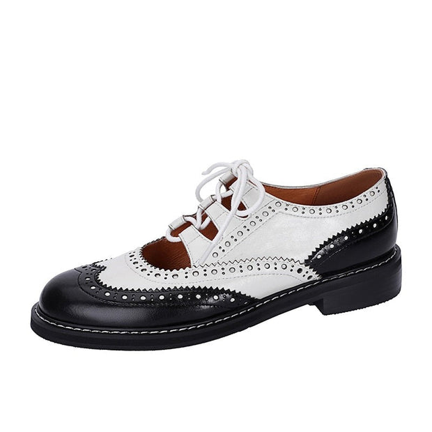 Chaussure Cuir Femme Vintage