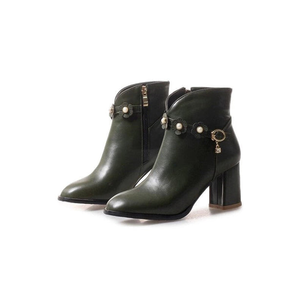 Chaussure Vintage Femme Noir En Cuir