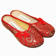 Chaussure vintage femme rouge