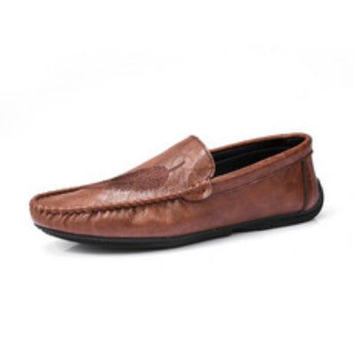 Chaussures Hommes Cuir Marron Vintage