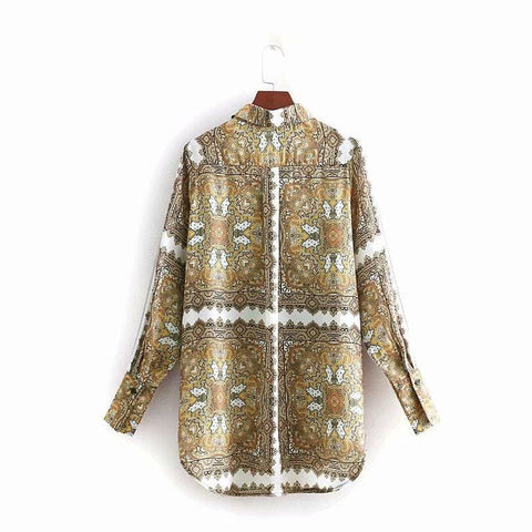 Chemise Motif Vintage